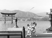 宮島・厳島神社にて